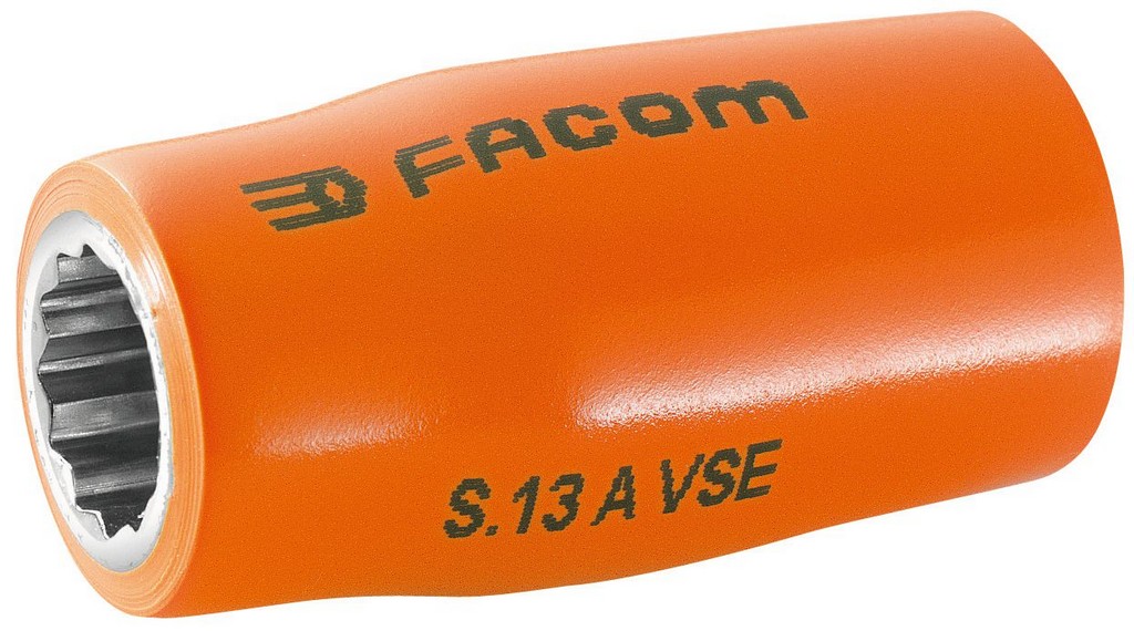 Facom doppen 1/2" 12 kant geïsoleerd 21 mm