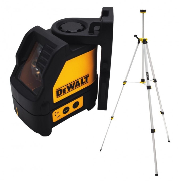 DeWalt DW088CGTRI Kruislijnlaser 15m + Statief DE0881 - Groen