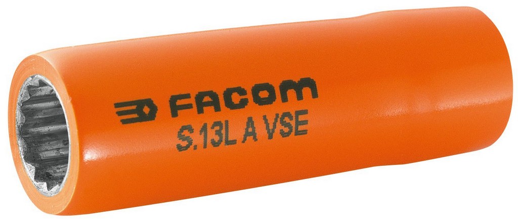 Facom lange doppen 1/2 &apos;geïsoleerd 17mm