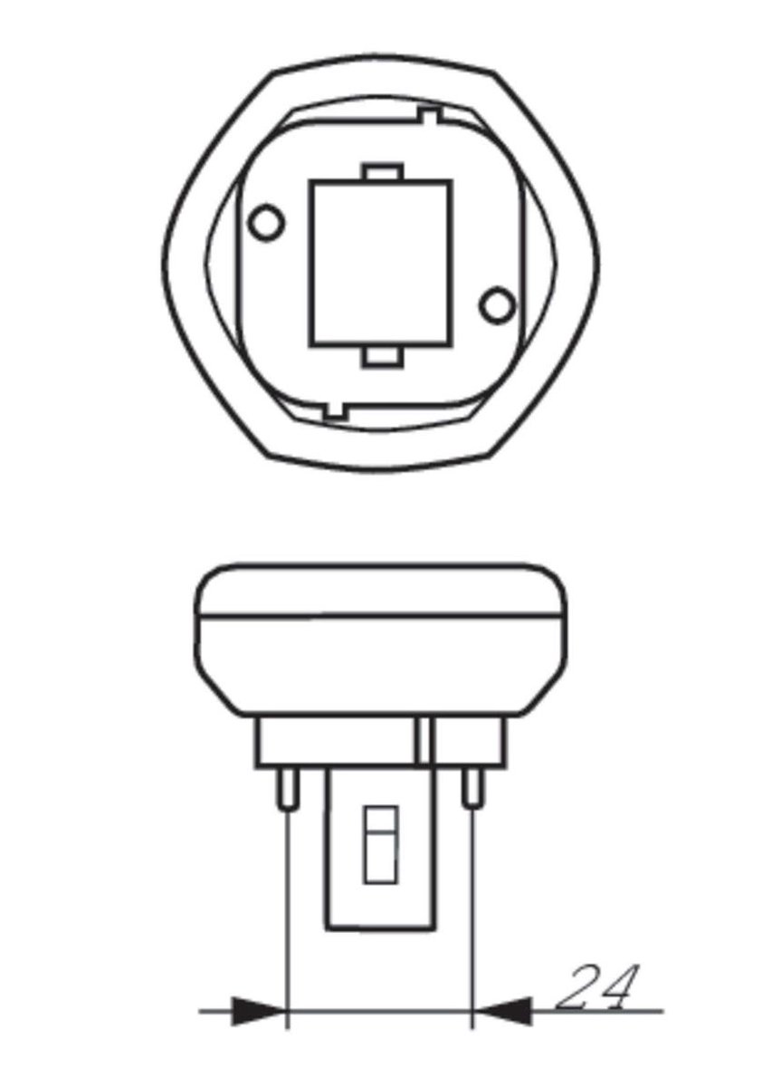 Philips PLT 2P 26W/830 GX24D