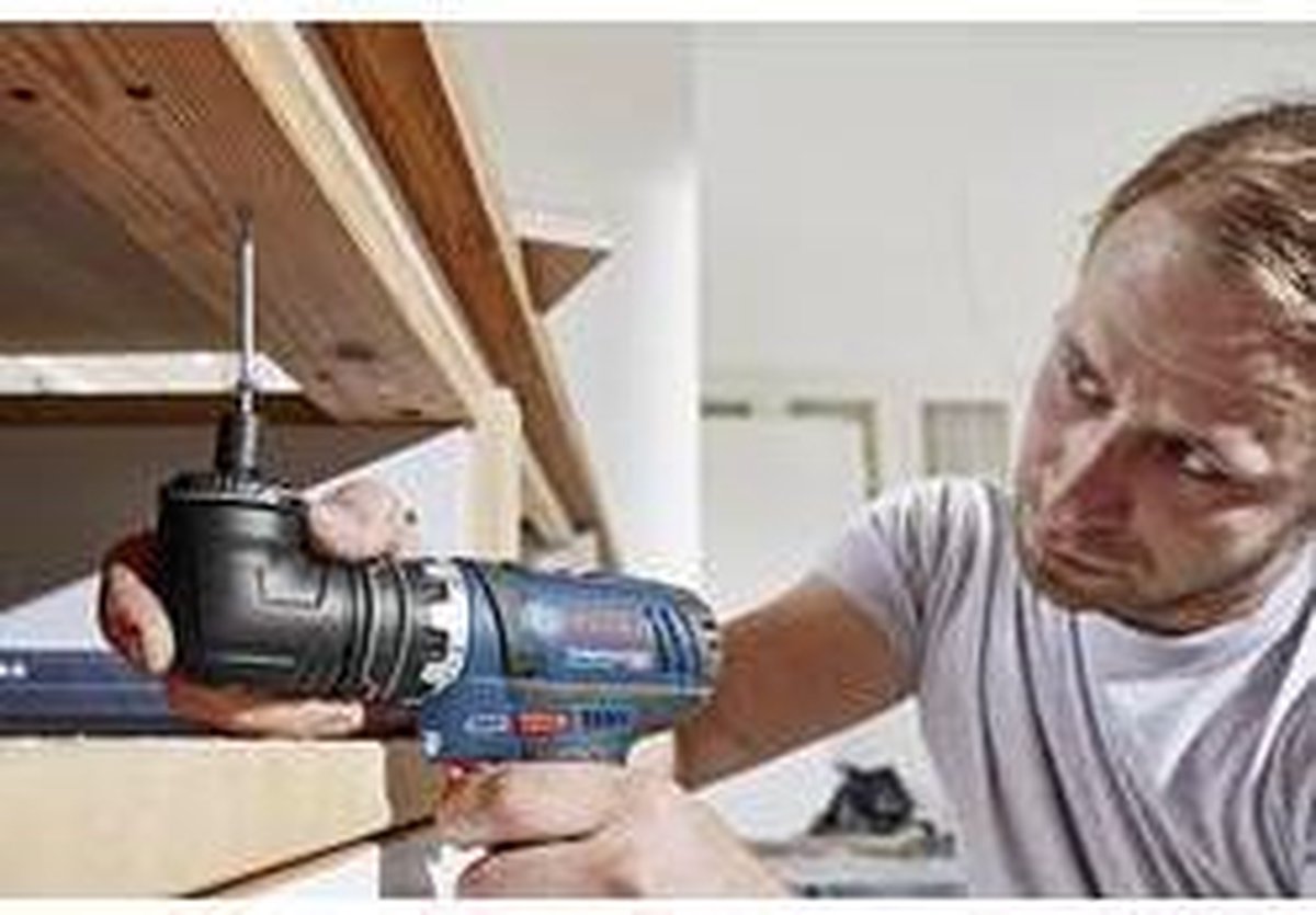 Bosch GSR 12V-15 FlexiClick Accuschroefboormachine + GFA 12-X/12-B/12-W/12-E - Blauw