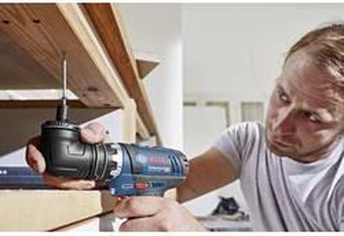 Bosch GSR 12V-15 FlexiClick Accuschroefboormachine + GFA 12-X/12-B/12-W/12-E - Blauw