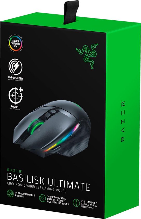 Razer Basilisk Ultimate Gaming Muis - Zwart