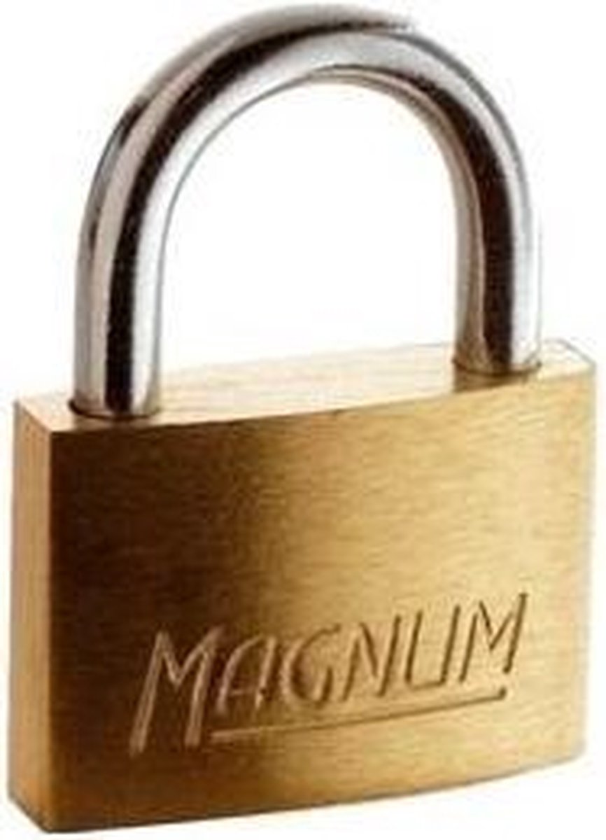 Masterlock 40mm solid brass padlock - steel shackle