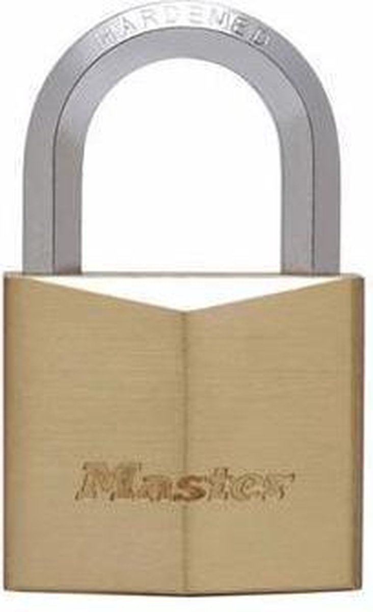 Masterlock 50mm extra thick solid brass body - 30mm hardened steel HEXagonal shac