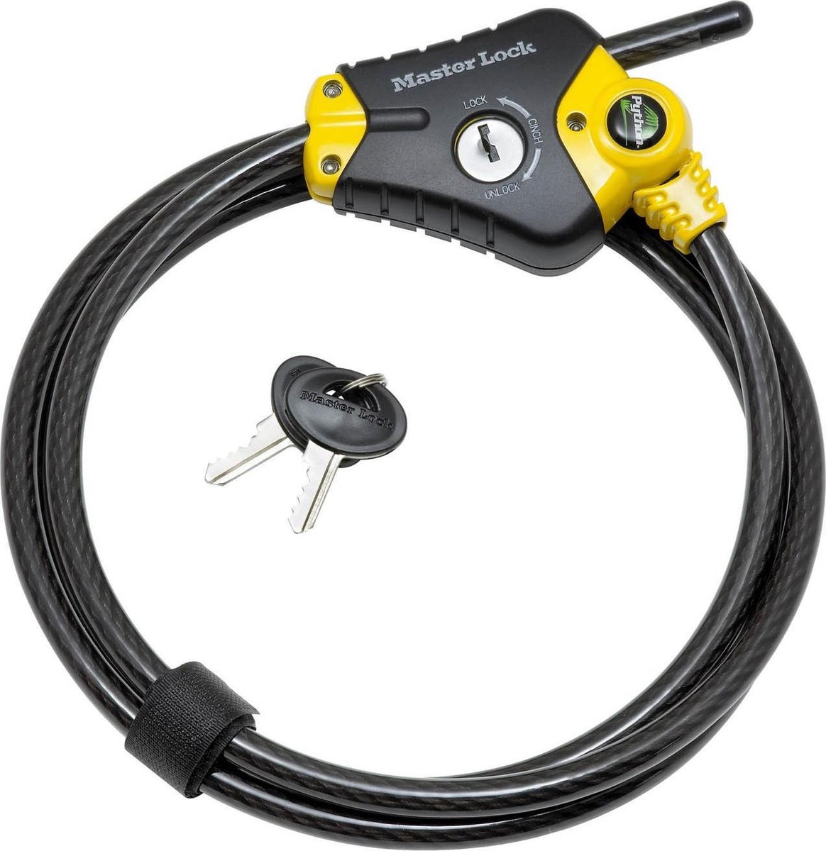 Masterlock Adjustable locking cable 4,50 m x Ø 10 mm - 4 keys