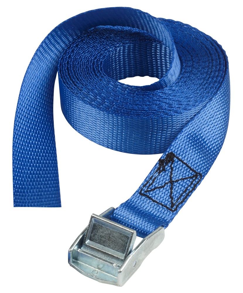 Masterlock set of 2 lashing straps 2,50m - colour : blue