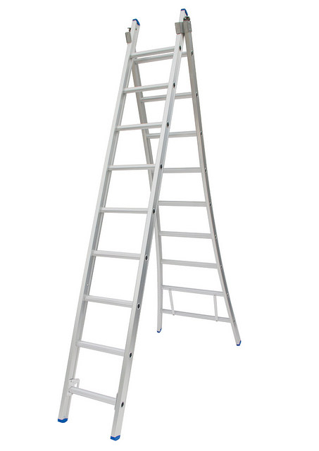 Solide 2-Delige Ladder 2x9