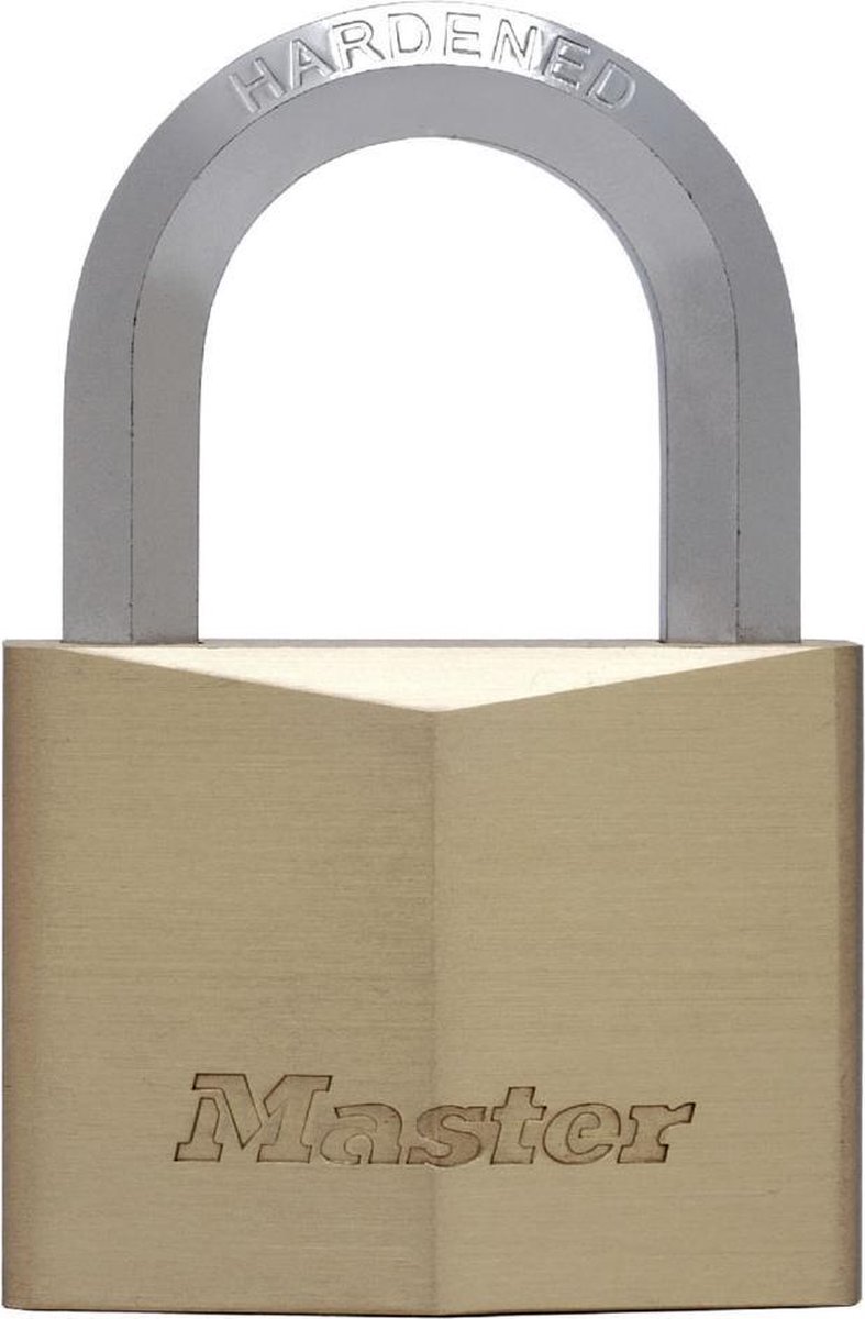 Masterlock 60mm extra thick solid brass body - 35mm hardened steel HEXagonal shac