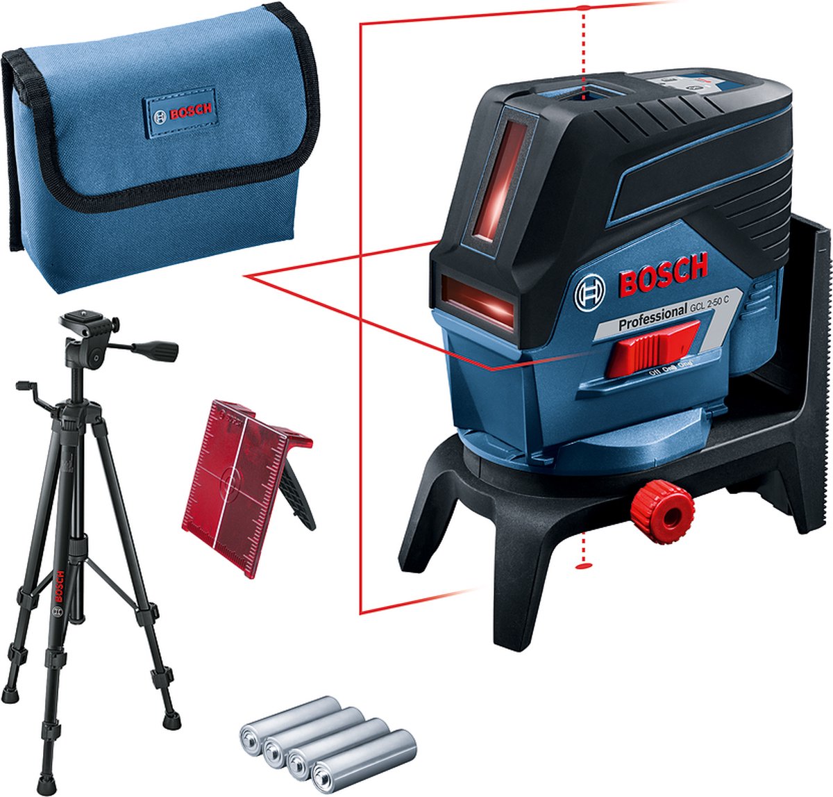 Bosch GCL 2-50 C met Statief