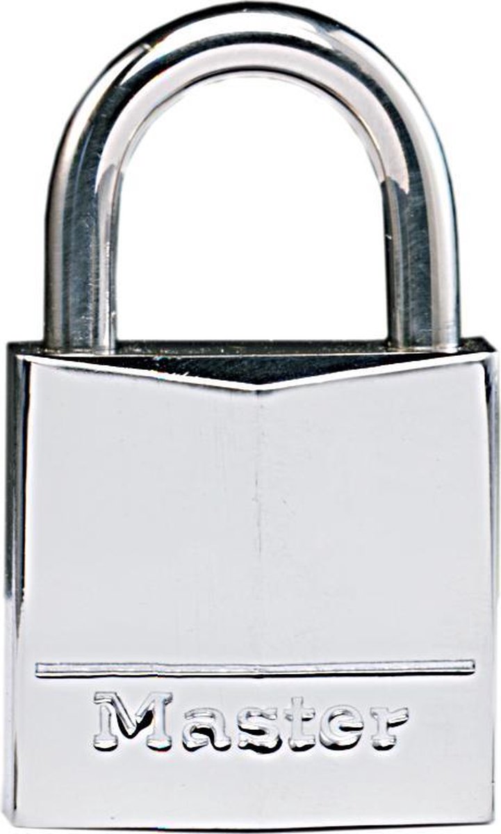 Masterlock 30mm - 17mm stainless steel shackle, 5mm diam. - double locking - 4-pi