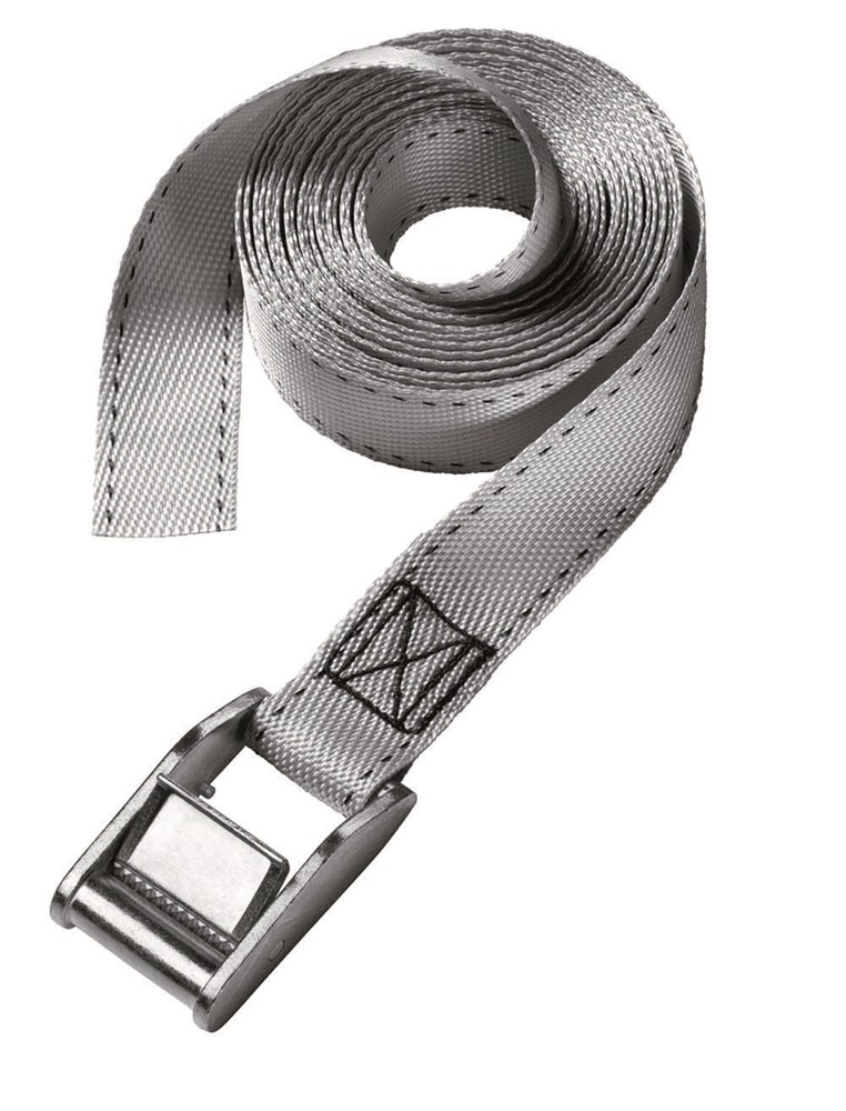 Masterlock Set of 2 lashing straps 2,50m - colour : grey