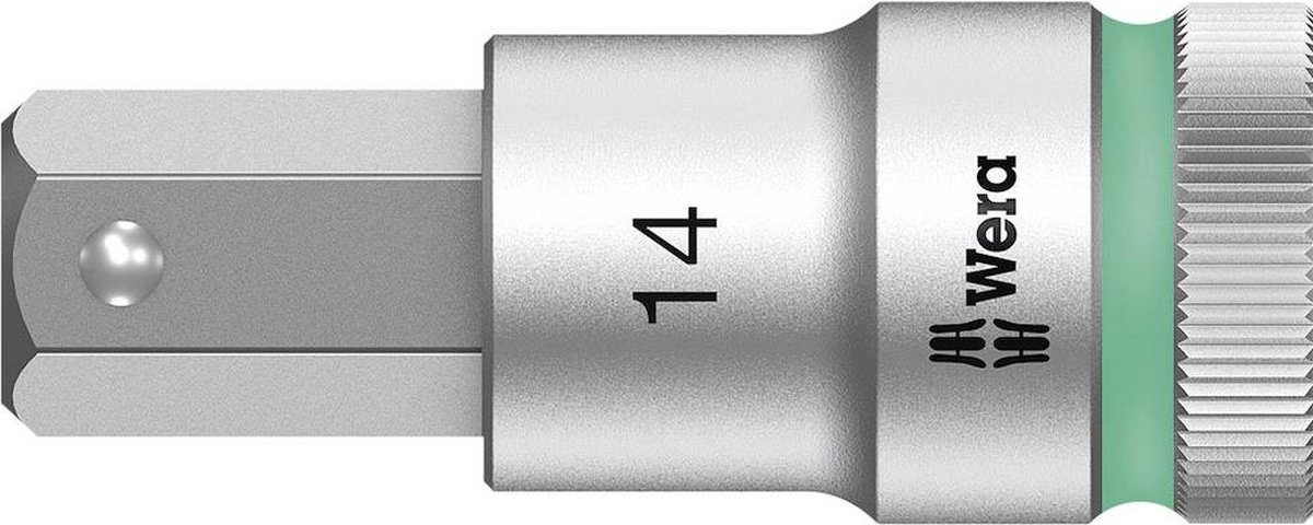 Wera 8740 C HF Zyklop Bit/dop-combinatie met Vasthoudfunctie met 1/2" Aandrijving , 14.0 x 60 mm - 1 stuk(s)