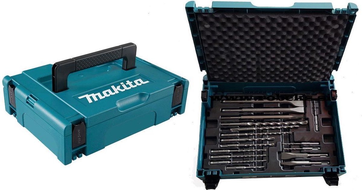 Makita B-52059 17 delige SDS-plus boor / beitel set in Mbox 1