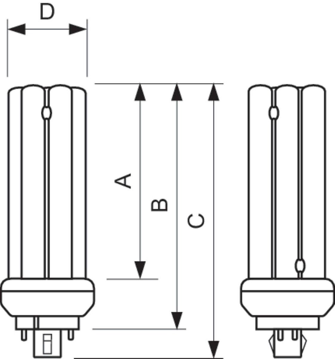 Philips PLT 4P 18W/830 GX24Q