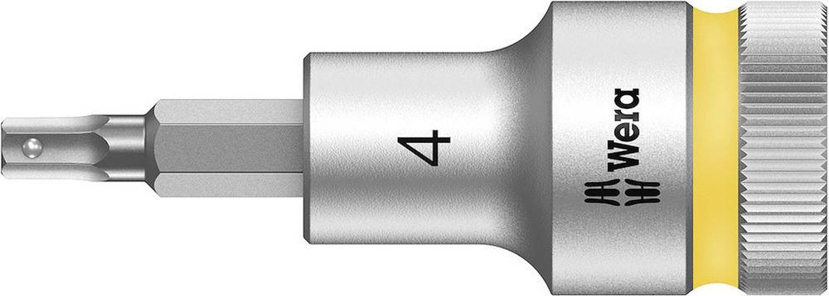 Wera 8740 C HF Zyklop Bit/dop-combinatie met Vasthoudfunctie met 1/2" Aandrijving , 4.0 x 60 mm - 1 stuk(s)