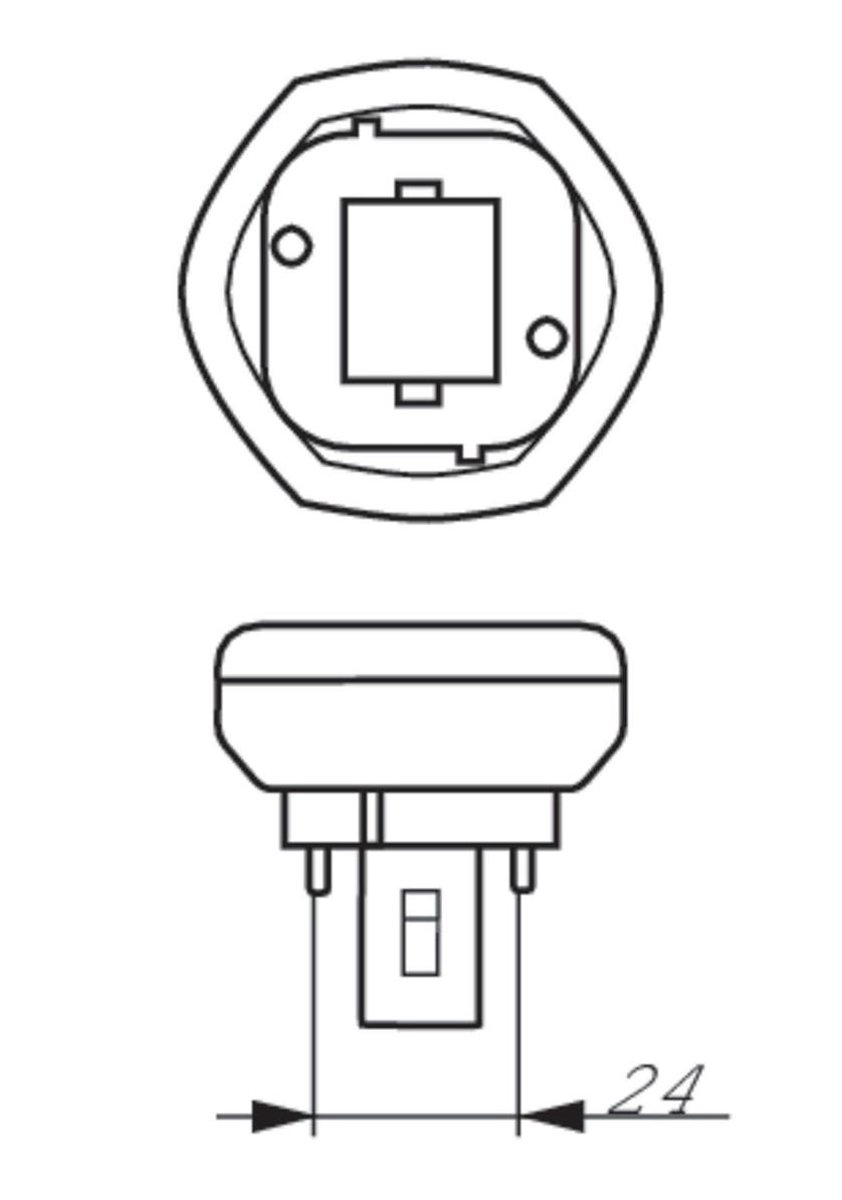 Philips PLT 2P 18W/830 GX24D