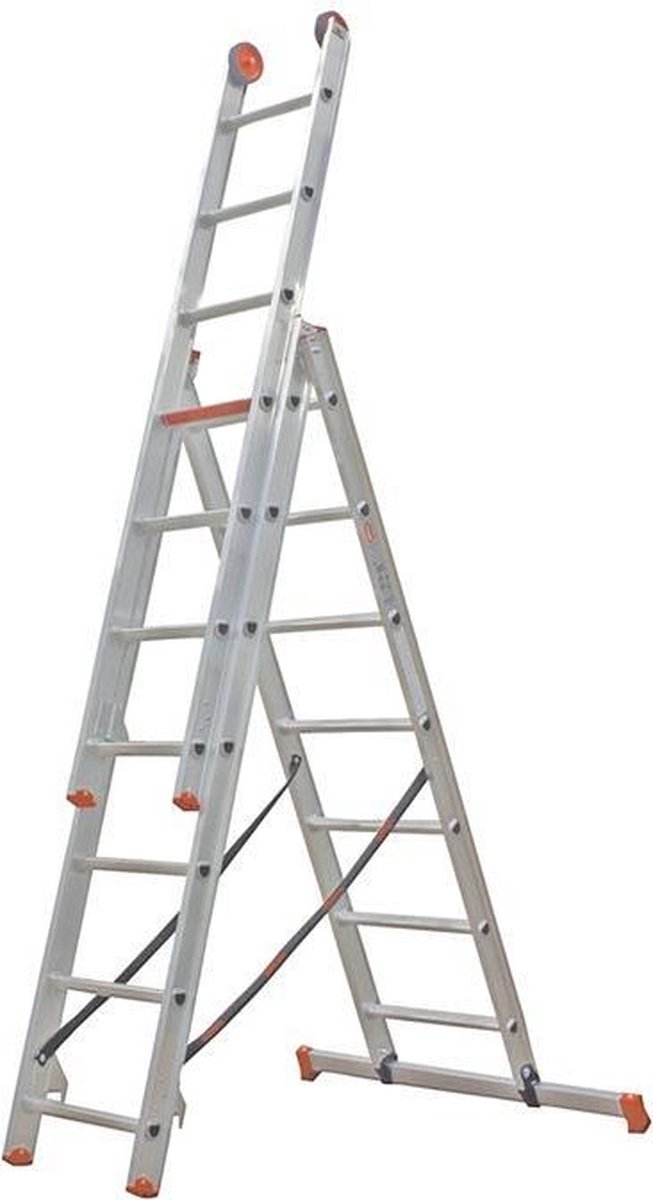 Altrex All Round 3-delige reformladder AR 3045 3 x 7 - Silver