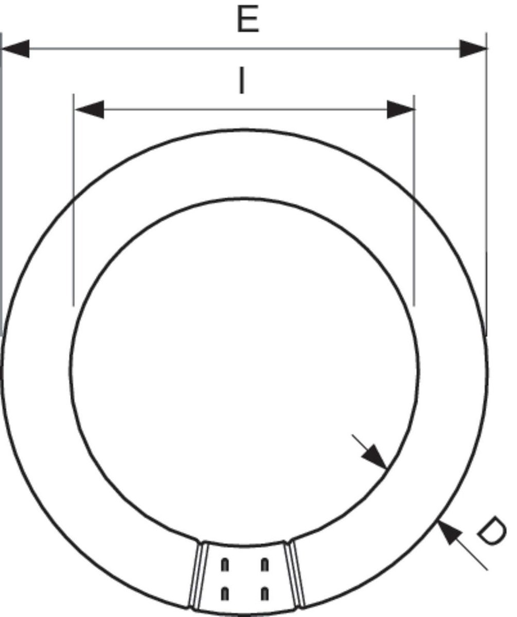 Philips Ronde TL 40W/830 TLE warmwit