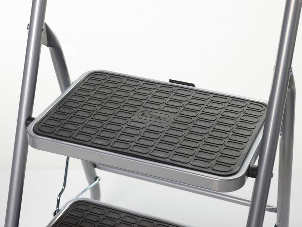 Altrex Cromato huishoudtrap 2-treeds - Silver