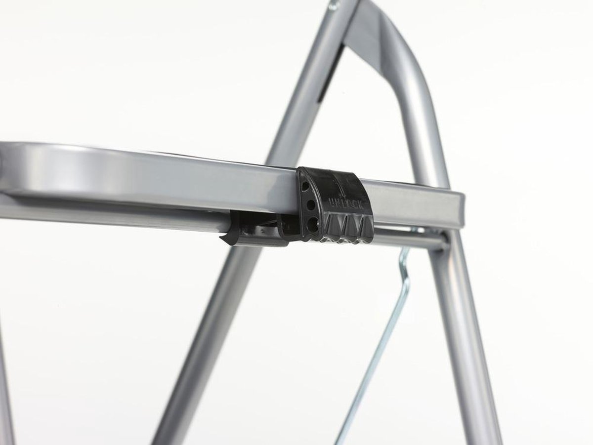 Altrex Cromato huishoudtrap 2-treeds - Silver