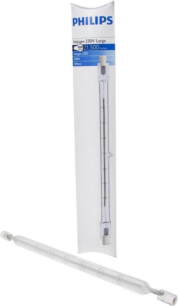 Philips Halogeen staaflamp 1000W 189mm - Wit