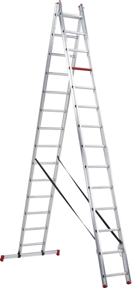 Altrex All Round 2-delige reformladder AR 2065 2 x 14 - Silver