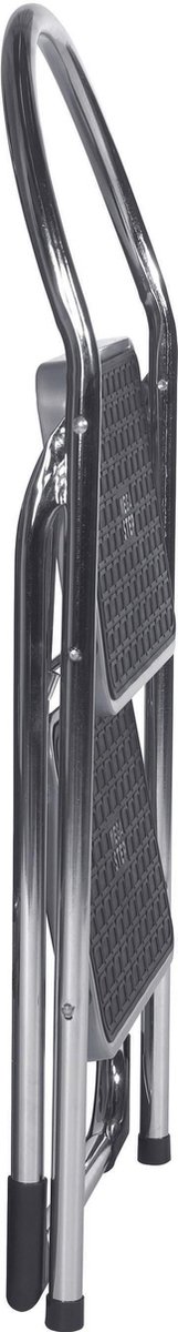 Altrex Cromato huishoudtrap 3-treeds met hoge beugel - Silver