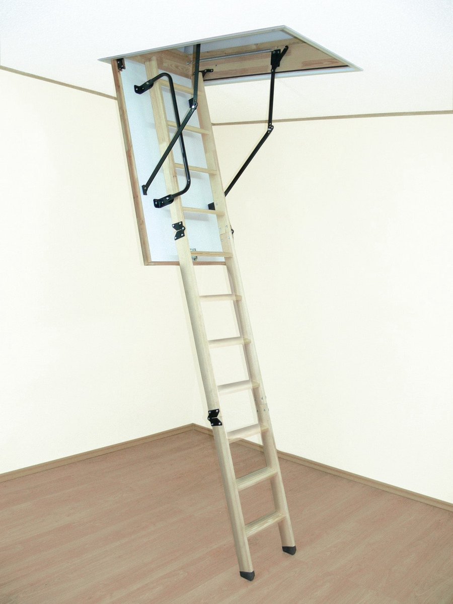 Altrex Woodytrex-De Luxe 3-delige zoldertrap (inklap) 120 x 70