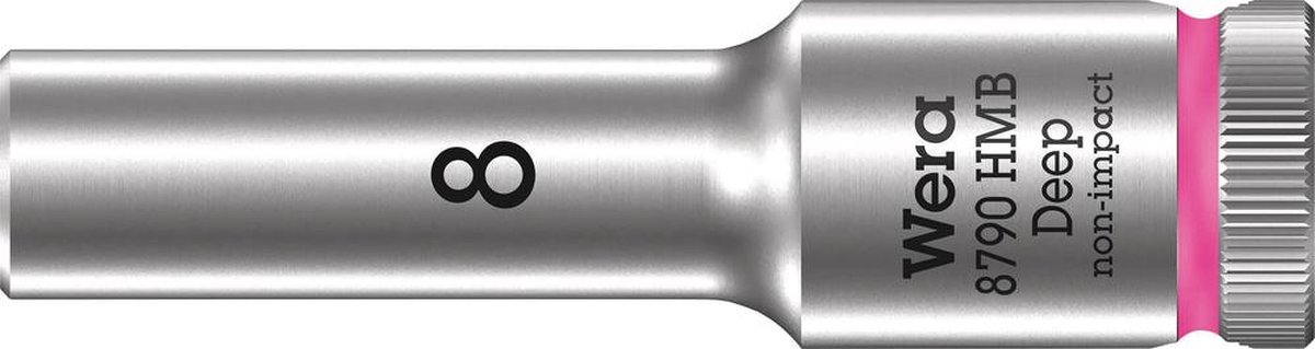 Wera 8790 HMB Deep Hand- en Machinedop met 3/8"-aandrijving, 8 x 64 mm