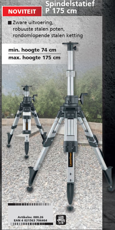 Laserliner Spindel statief P175 cm