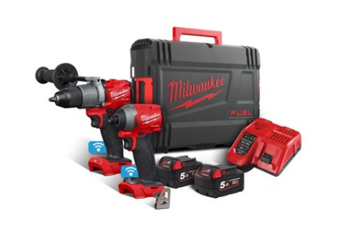 Milwaukee M18 ONEPP2A2-502X One-Key Power Pack 18V | M18 ONEPD2 + M18 ONEID2