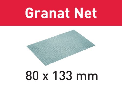 Netschuurmateriaal STF 80x133 P100 GR NET/50 Granat Net - 203286