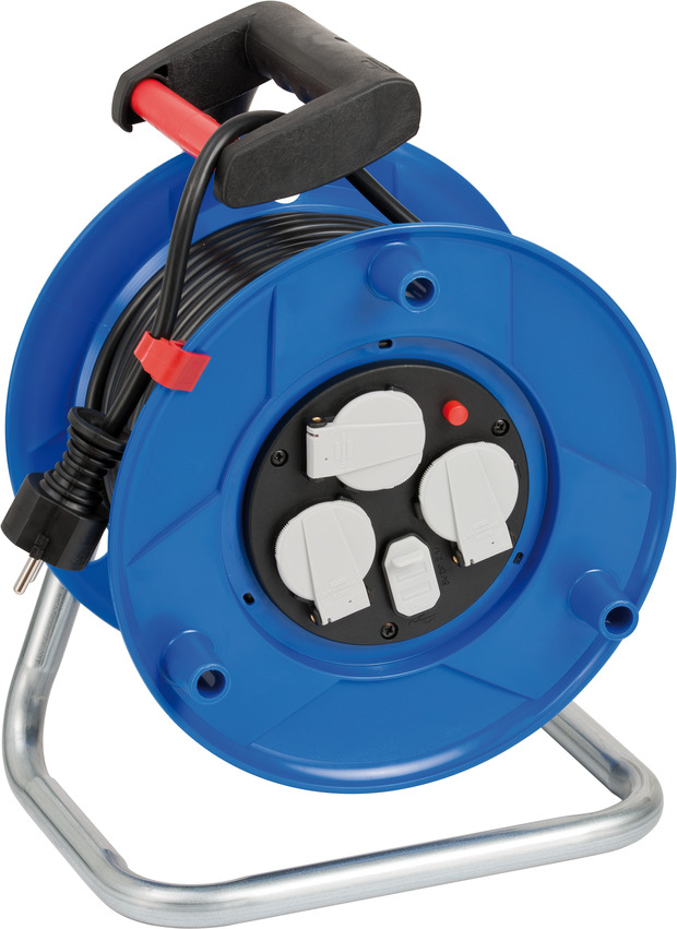 Brennenstuhl Garant Compact Kabelhaspel met usb 25m - Azul