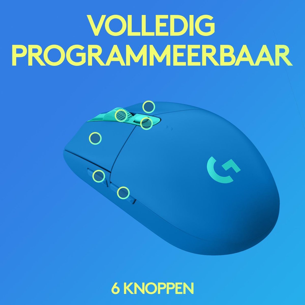 Logitech 305 Lightspeed Draadloze Gaming Muis - Blauw