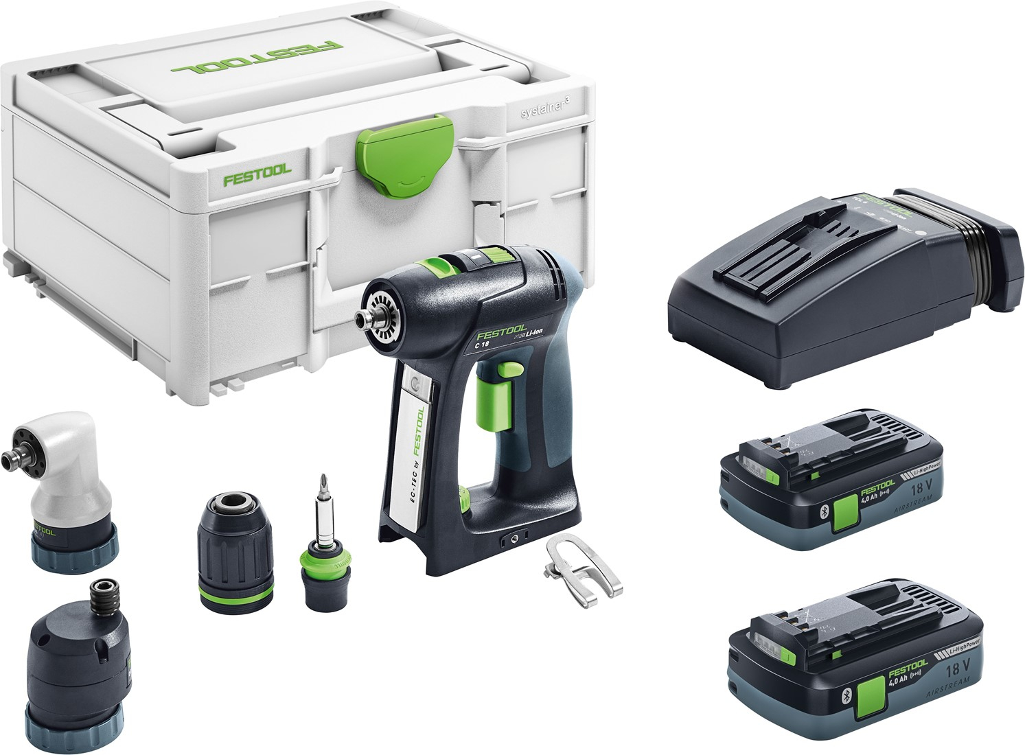 Festool C 18 HPC 4,0 I-SET Accu-schroefboormachine