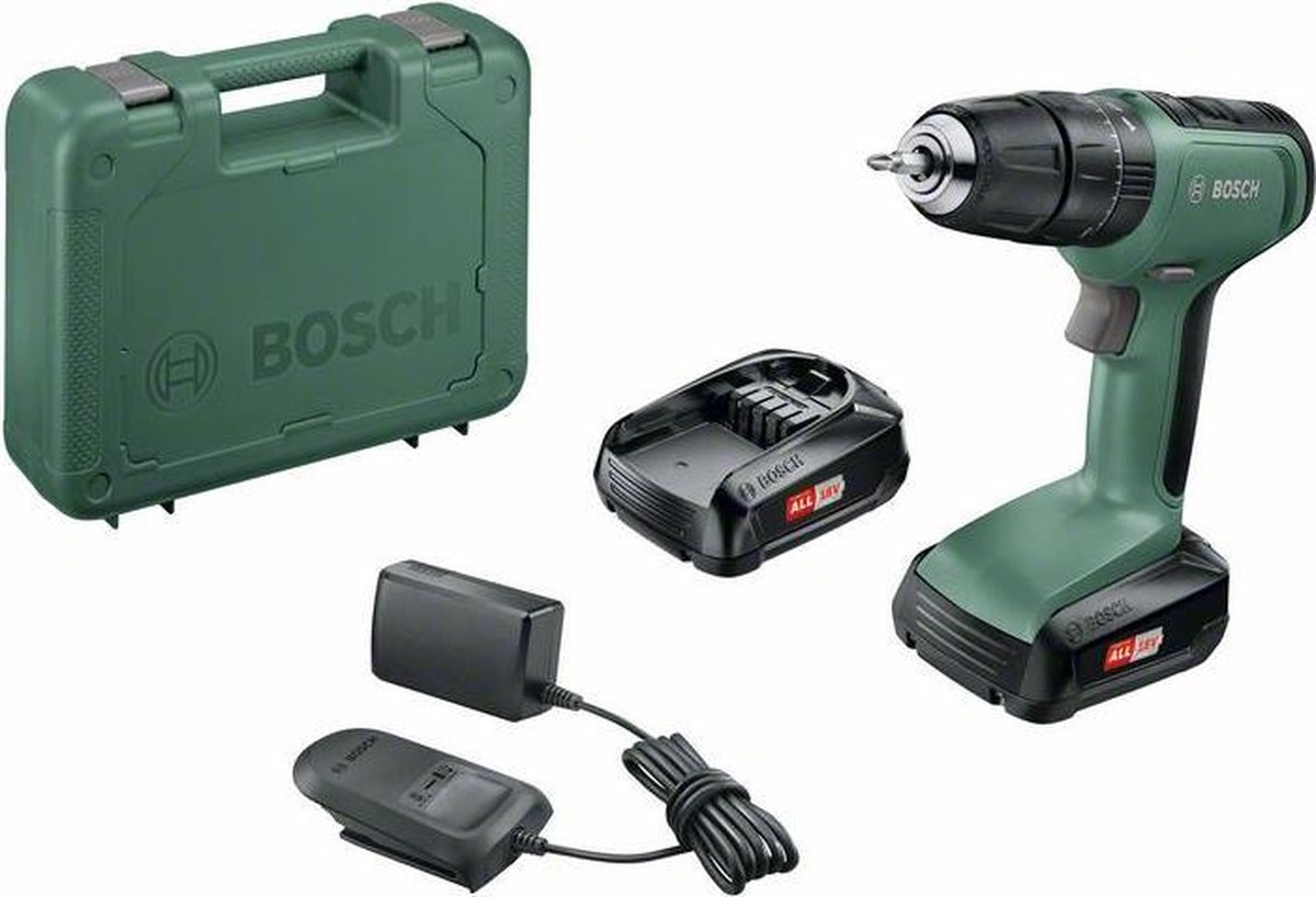 Bosch Universal Impact 18 Accuklopboorschroevendraaier met tweestanden | 2x accu