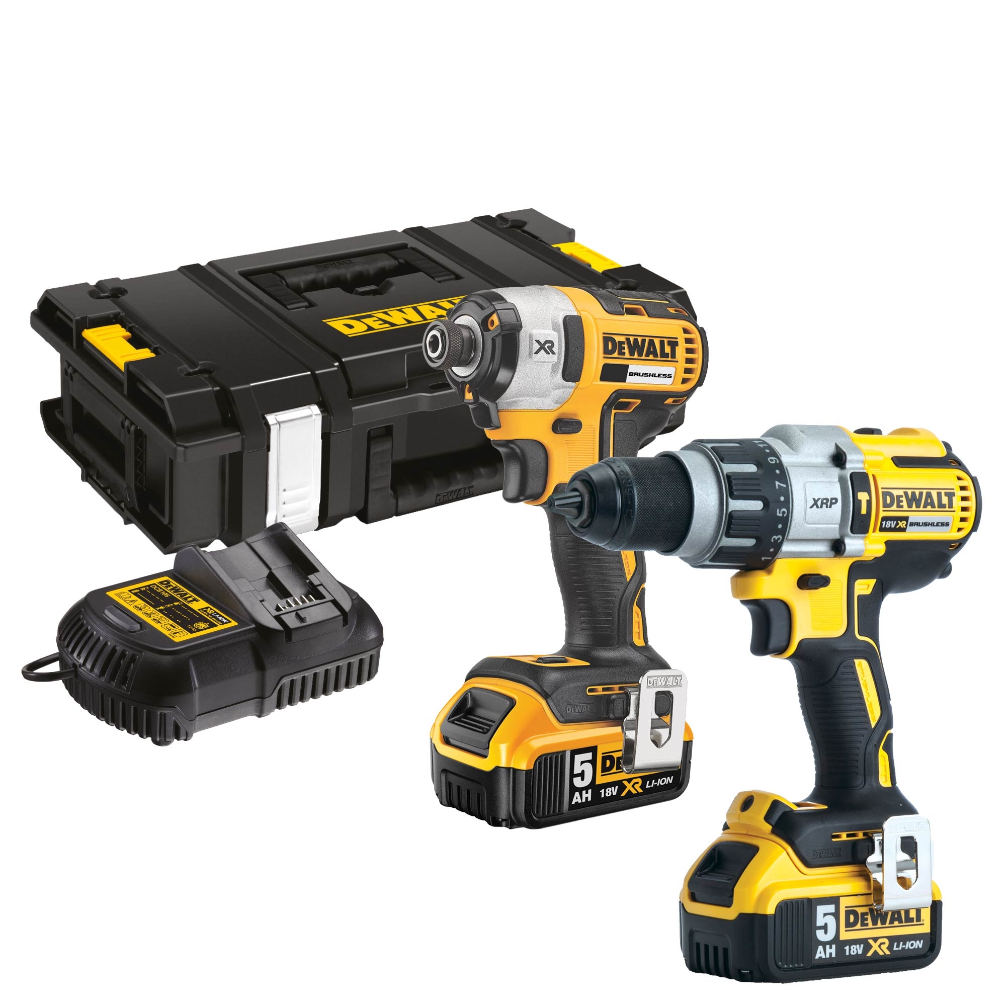 DeWalt DCK276P2 accu set | DCD996 + DCF887 | 18v 5.0Ah Li-ion