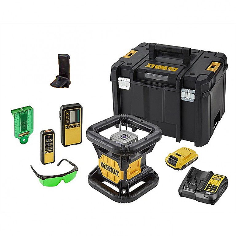 DeWalt DCE079D1G-QW - 18V XR Volautomatische roterende laser | groene laser