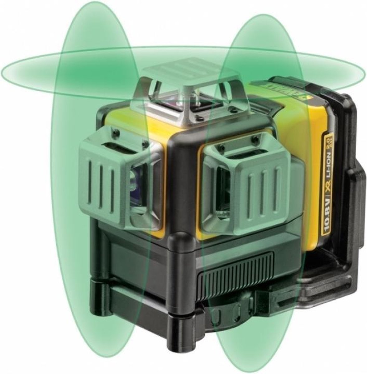 DeWalt DCE089D1GTRI zelfnivellerende kruislijnlaser 10.8V - groene laser + statief