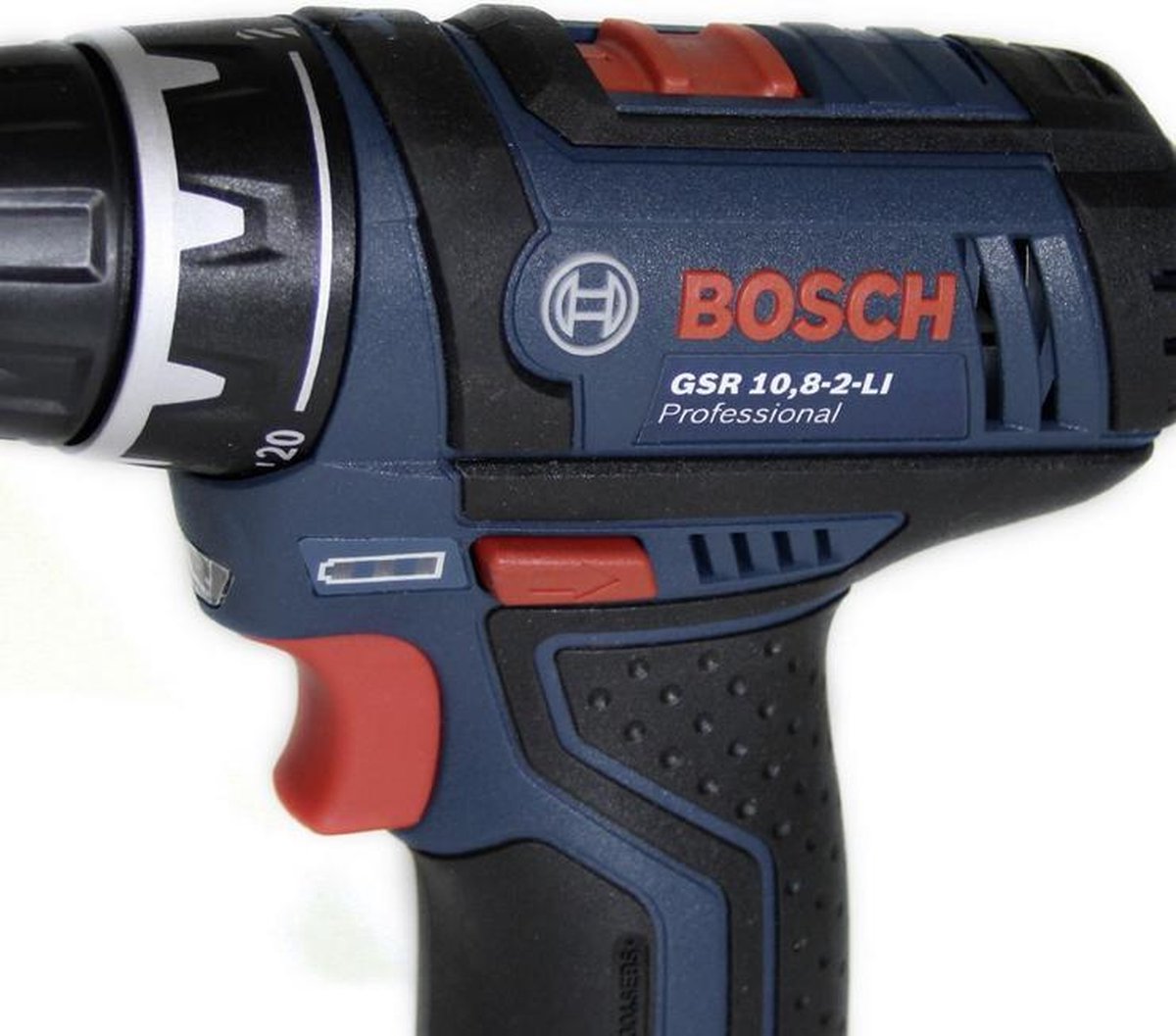 Bosch GSR 12V-15 accuboorschroevendraaier | 12v 2.0Ah + 4.0Ah accu | + 39 accessoires - Blauw