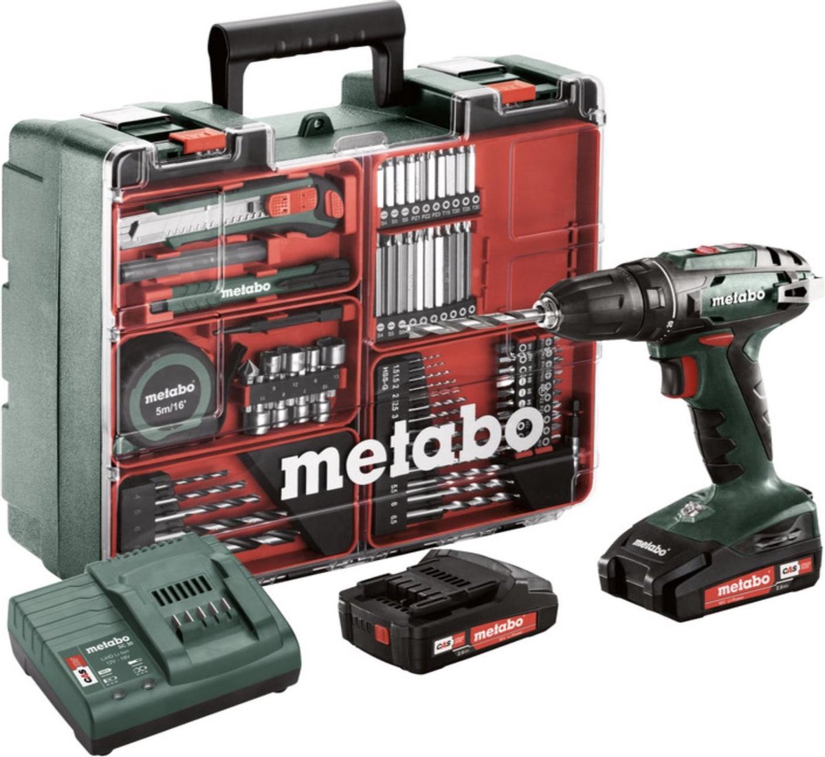 Metabo BS 18 SET MOBILE WORKSHOP accu-boorschroevendraaier | 18 Volt 2.0Ah