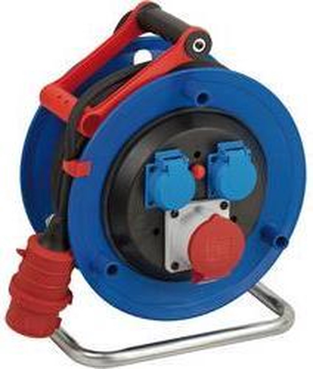 Brennenstuhl Kabelhaspel 30 mtr | IP44 | 5G1.5 | 400V | Voor de bouw | 1182720