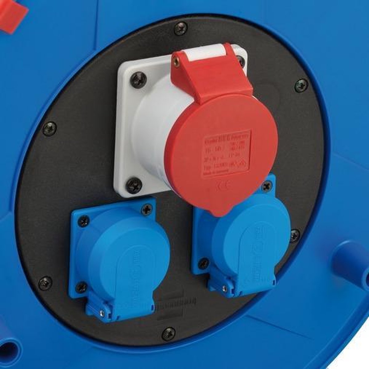 Brennenstuhl Kabelhaspel 30 mtr | IP44 | 5G2.5 | 400V | Voor de bouw | 1237980