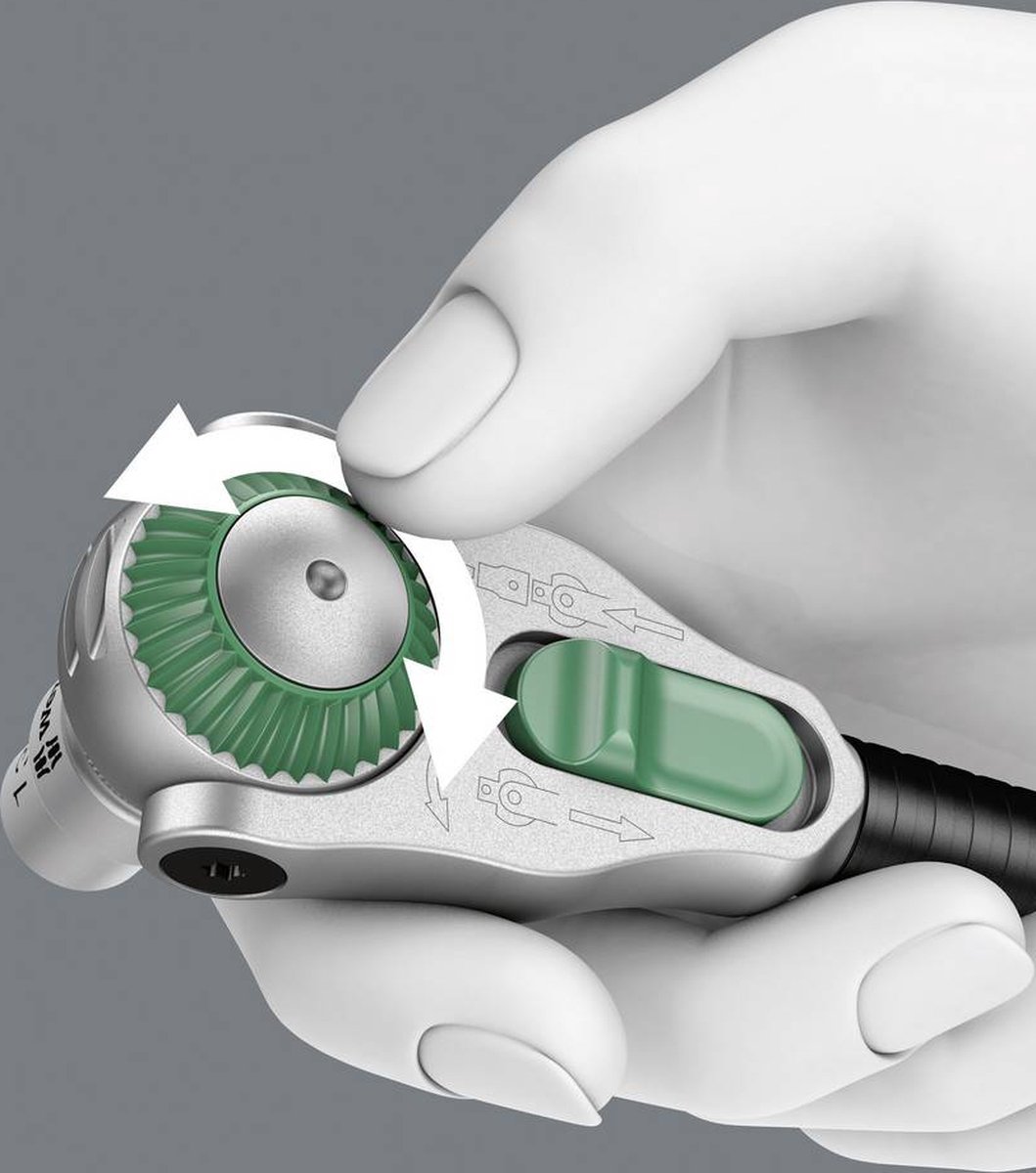 Wera 8100 SA 6 Zyklop Speed-ratelset, 1/4"-aandrijving, metrisch , 28 -delig - 1 stuk(s)