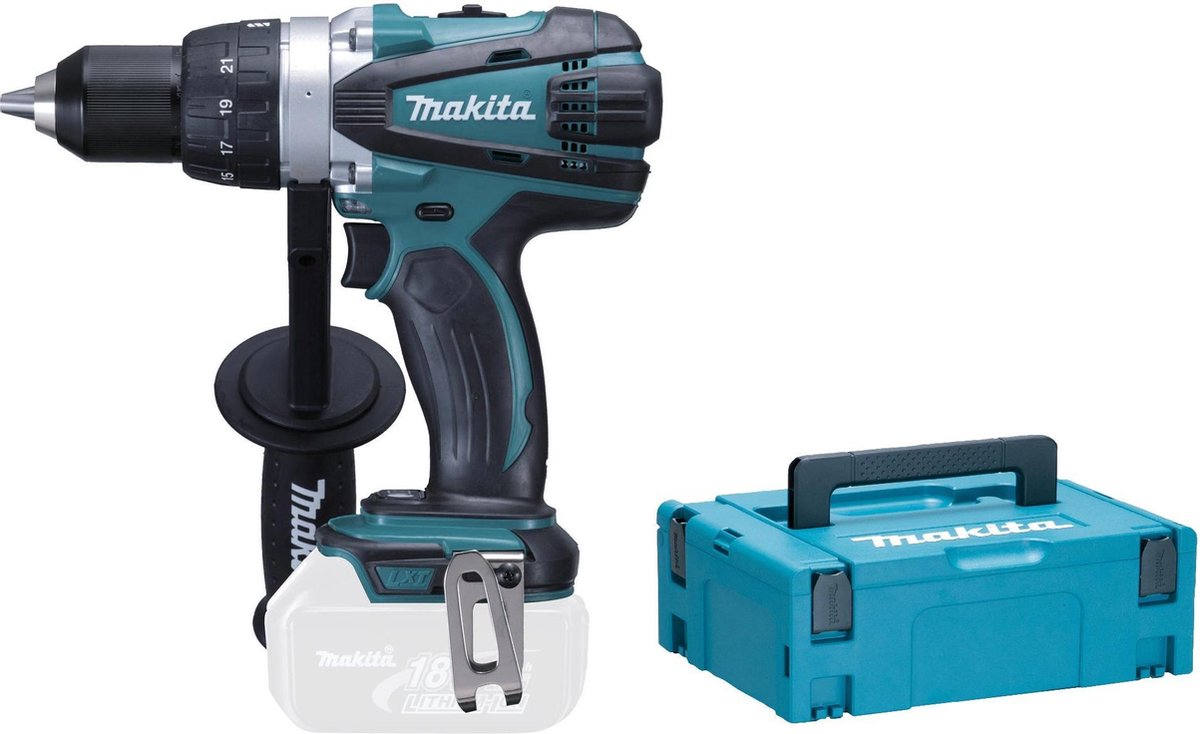 Makita DDF458ZJ Heavy Duty accuboorschroevendraaier | zonder accu&apos;s en lader