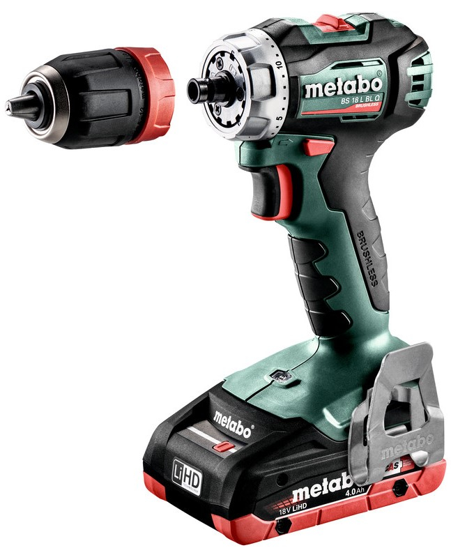 Metabo BS 18 L BL Q Accu-boorschroefmachine 18V 2x4Ah LiHD