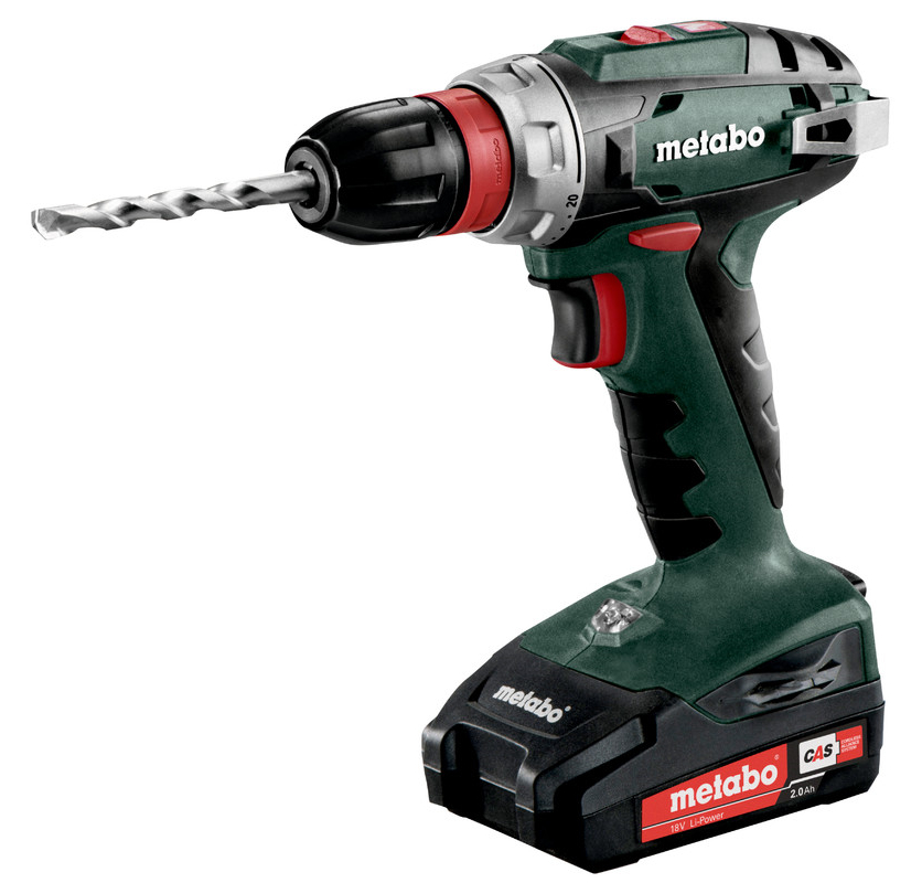 Metabo BS 18 Quick 18 Volt accu-boorschroevendraaier 2x2.0Ah Accu&apos;s