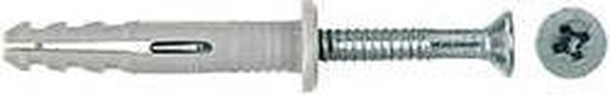 Fischer N 5X50/25 S NAGELPLUG 100 St - Grijs