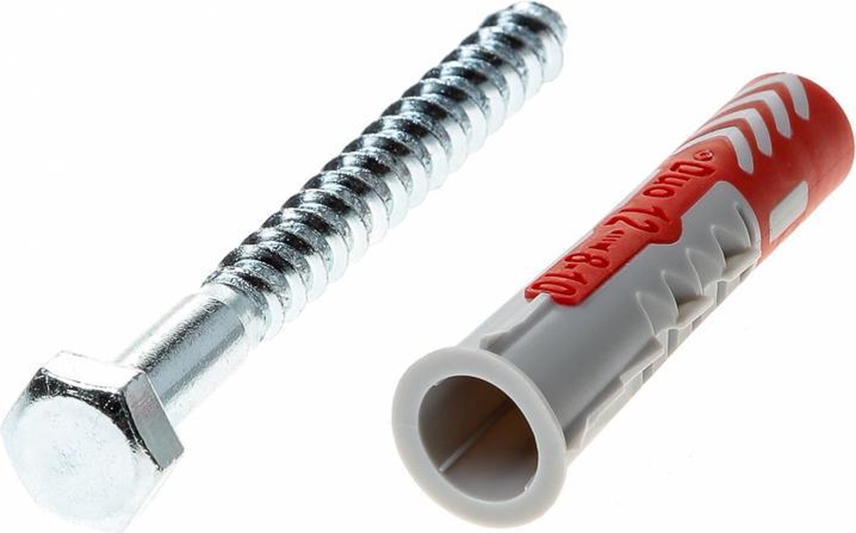 Fischer DUOPOWER 12X60 S 10 St - Grijs